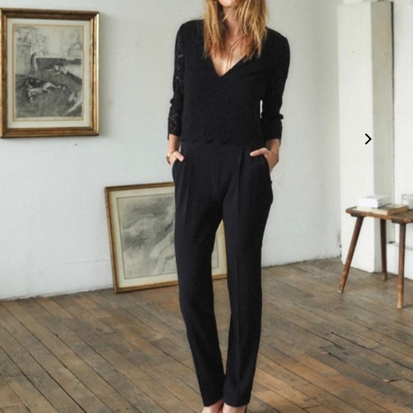 Sezane Pants - Black Sezane Jumpsuit - NWOT